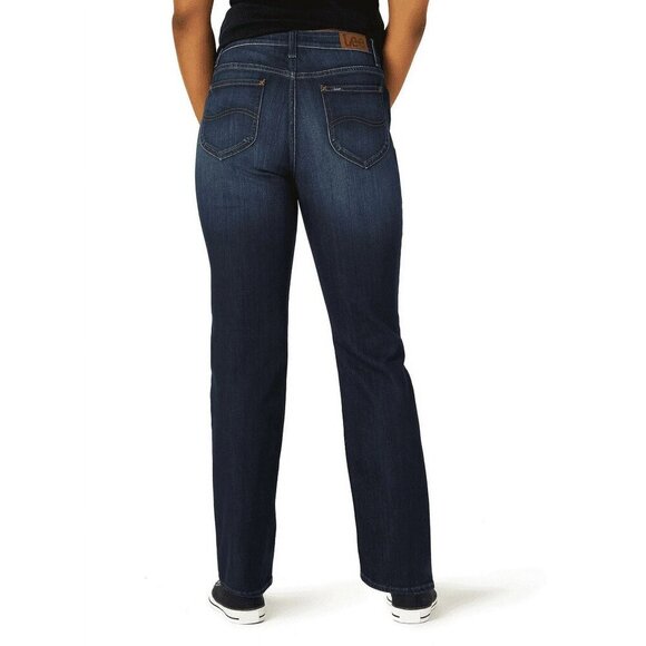 Lee Women's Midrise Straight Jean Size 6 Long - Picture 3 of 13